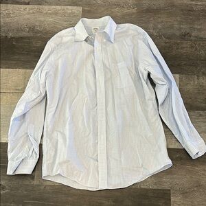 Brooks Brothers Light Blue and White Plaid Shirt